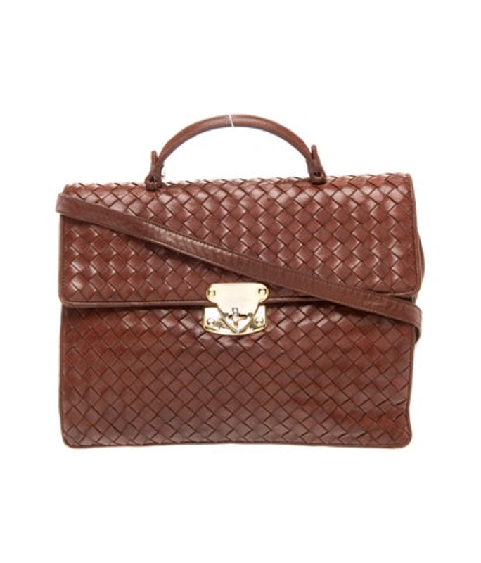 Bottega Veneta Veneta Intrecciato Top Handle Bag Vintage