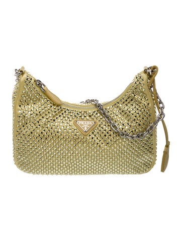 Prada Enameled Metal Triangle Re-Edition 2005