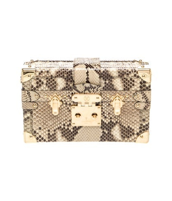 Louis Vuitton Vuitton Python Petite Malle