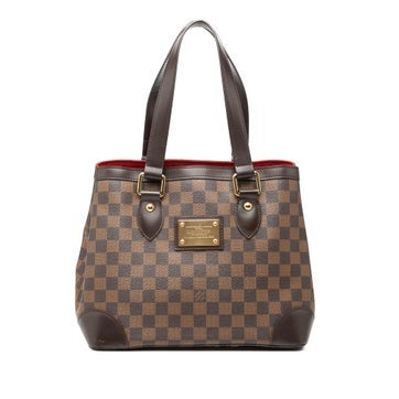 Calf Leather Damier Ebene Hampstead