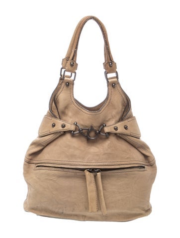 Leather Top Handle Bag