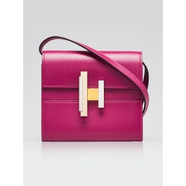 Hermes Hermes Rose Poupre Villandry Calfskin Leather Cinhetic To Go Wallet