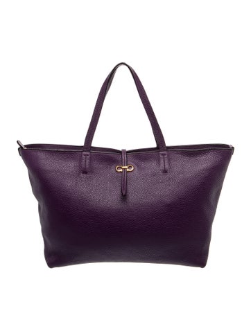 Ferragamo Leather Top Handle Bag