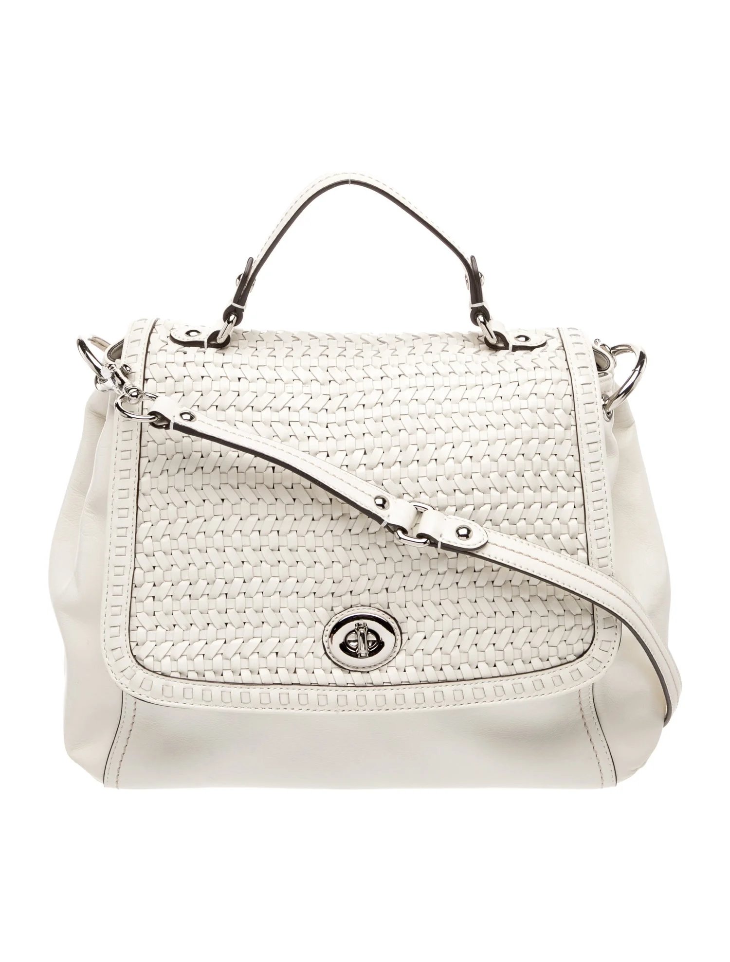 Leather Top Handle Bag
