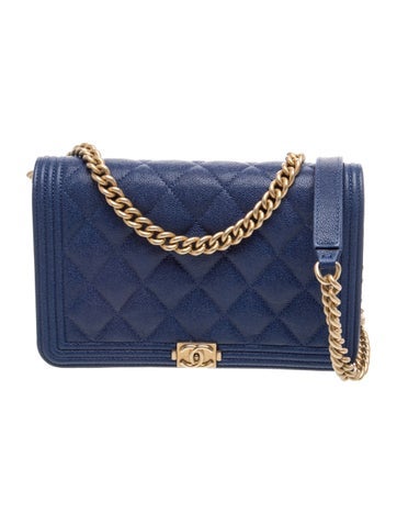Quilted Boy Wallet On Chain