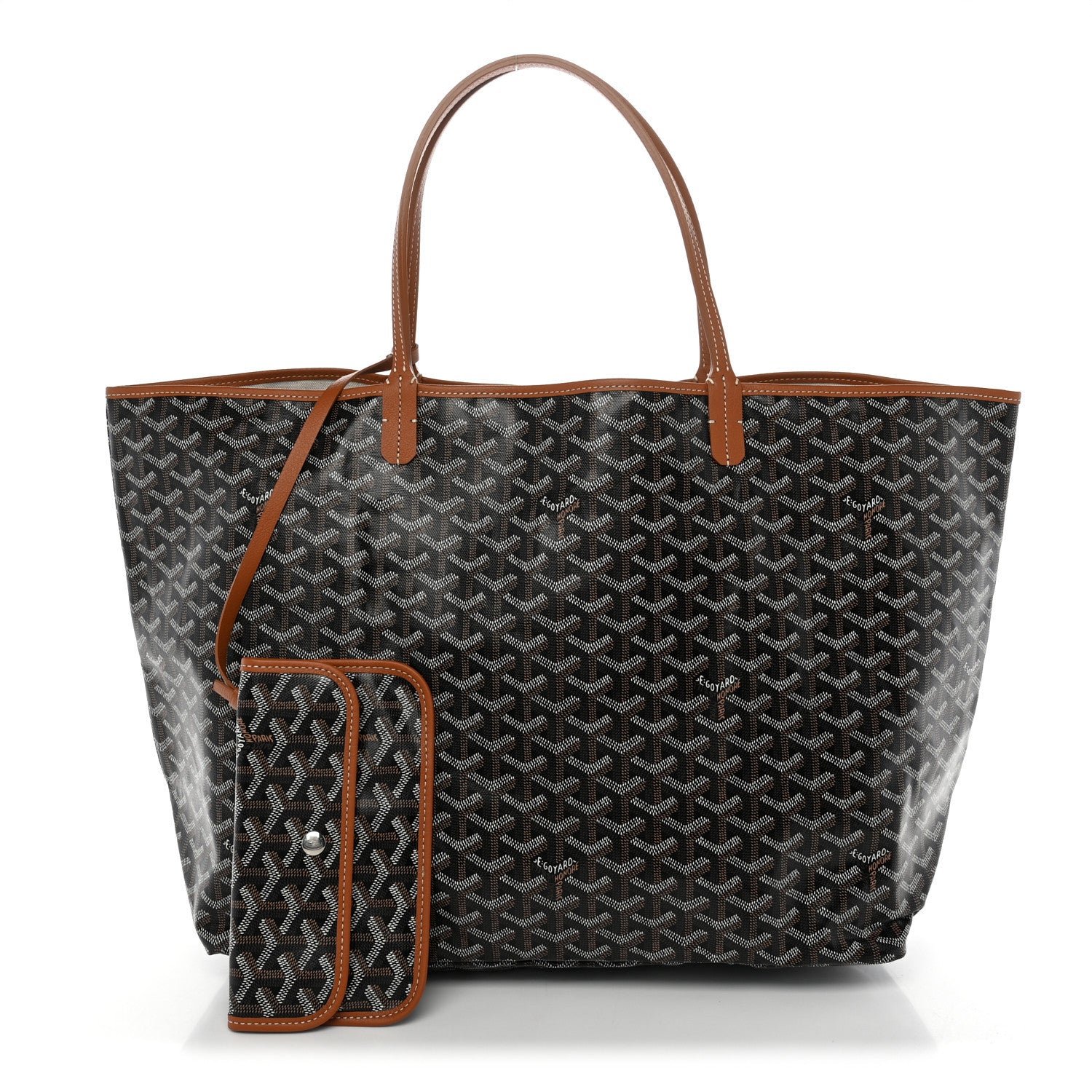 Goyard Goyardine Saint Louis GM Black Gold