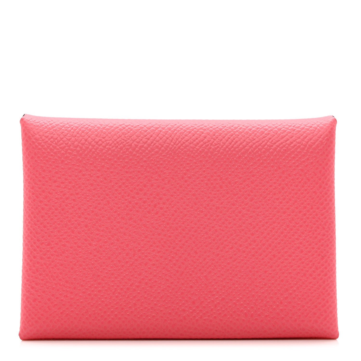 Hermes Epsom Calvi Duo Card Case Rose Azalee