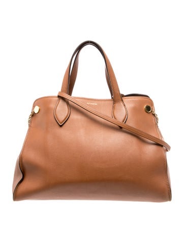 Leather Top Handle Bag