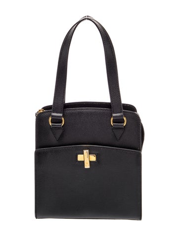 Leather Top Handle Bag