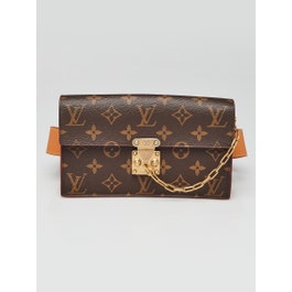 Louis Vuitton Monogram Canvas S Lock Belt Pouch MM