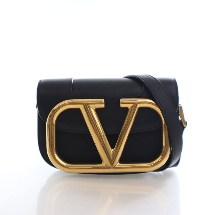 Valentino Small Calfskin Loco Shoulder Bag