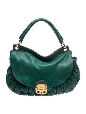 Leather Top Handle Bag