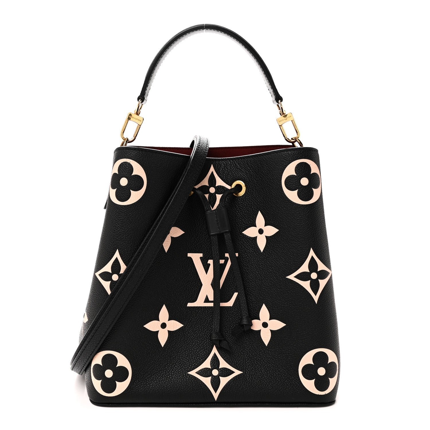 Louis Vuitton Empreinte Monogram Giant Neonoe MM Black Beige