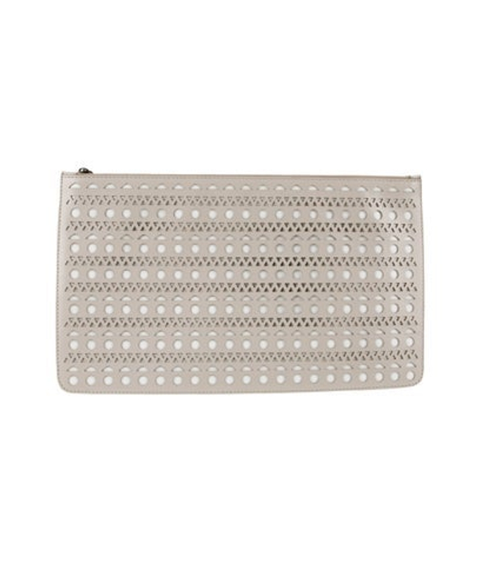 Alaia Leather Clutch