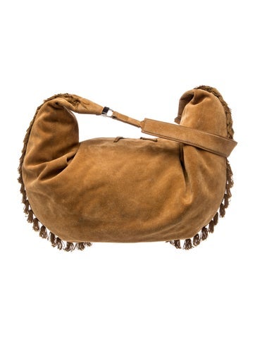 The Row Suede Hobo