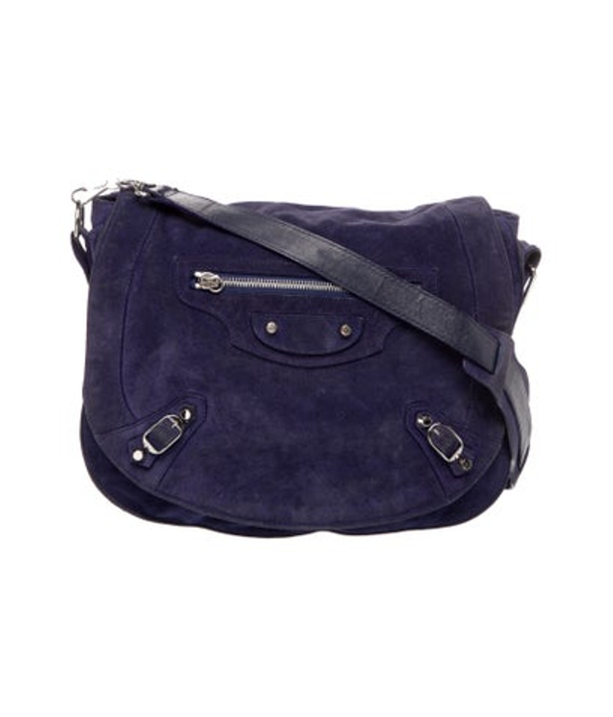 Balenciaga Suede Crossbody Bag
