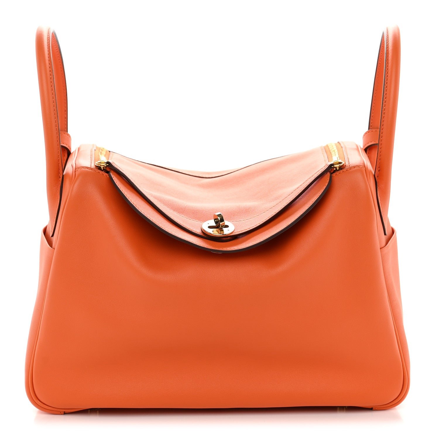 Hermes Swift Verso Lindy 30 Orange Vermillion