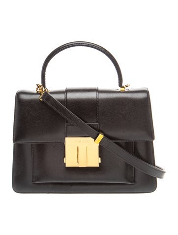 Tom Ford Leather Top Handle Bag