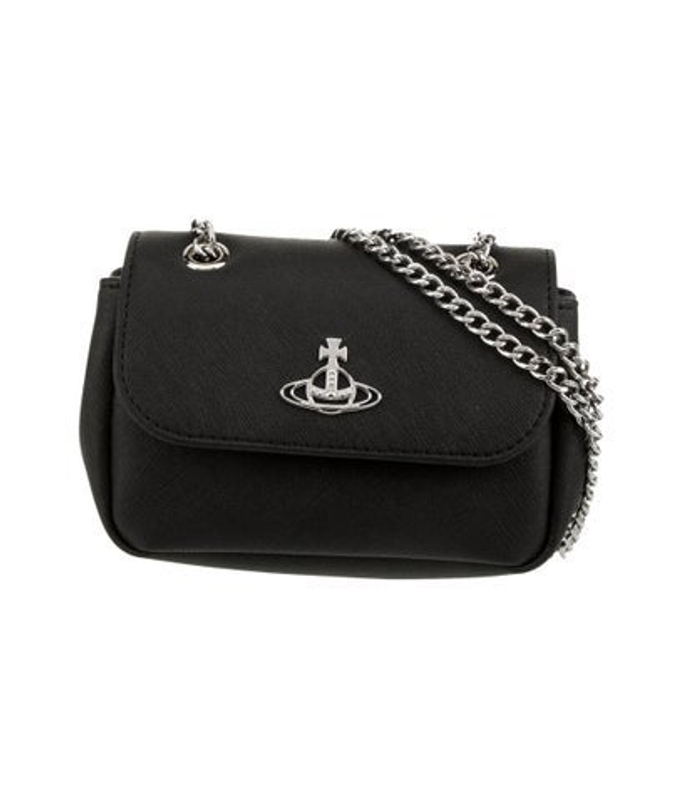Vivienne Westwood Westwood Saffiano Leather Shoulder Bag