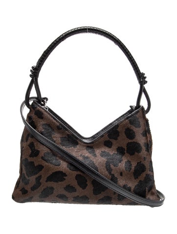 Calf Hair Top Handle Bag