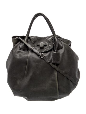 Leather Top Handle Bag
