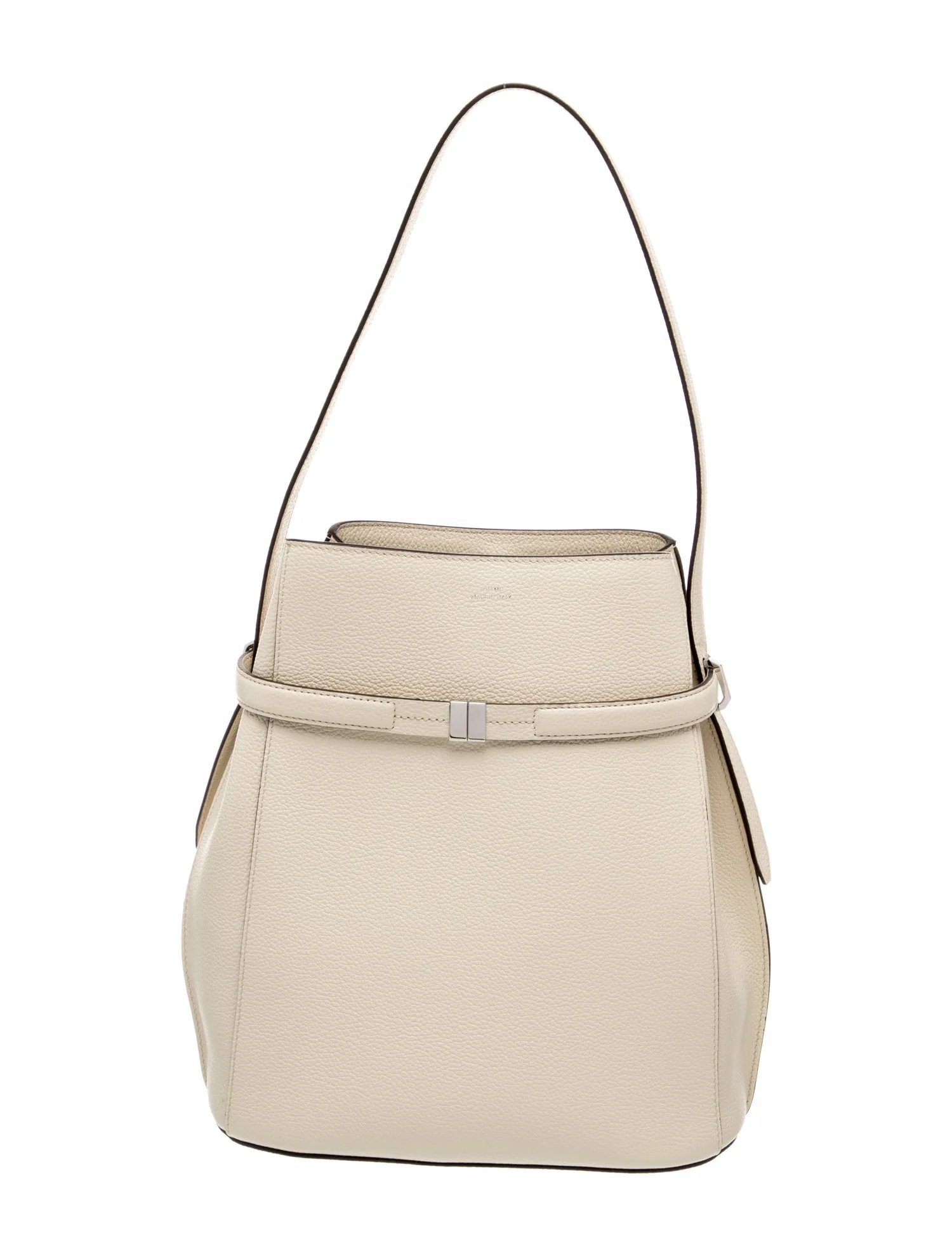 Leather Belted Grain Bucket