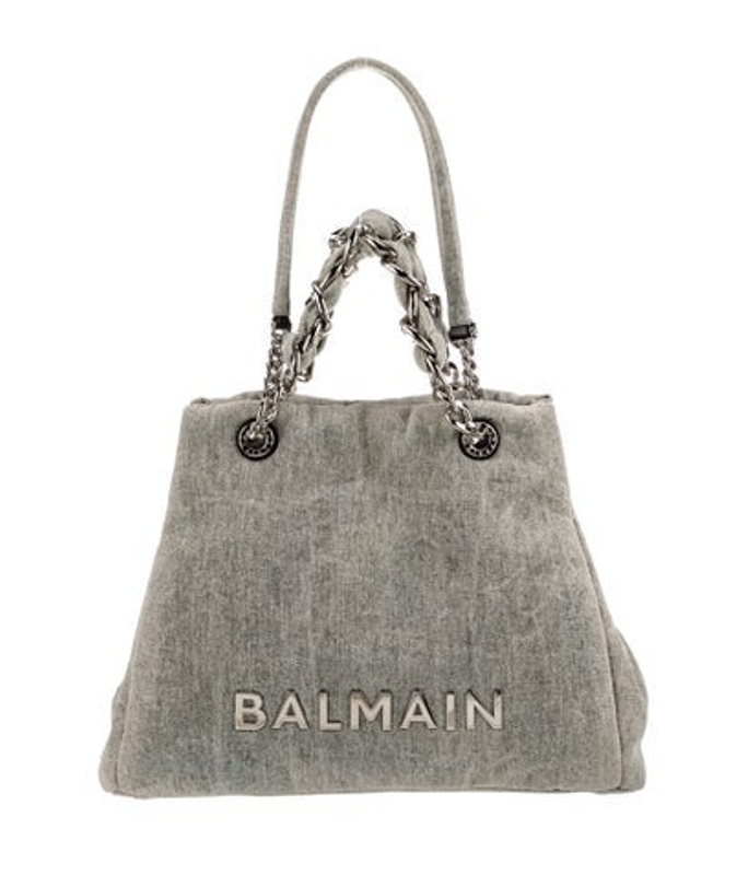 Balmain Denim Tote