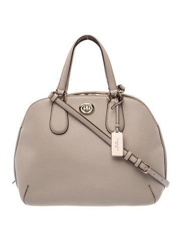 Leather Top Handle Bag