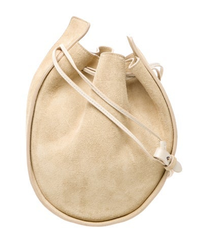 The Row Row Suede Bucket Bag