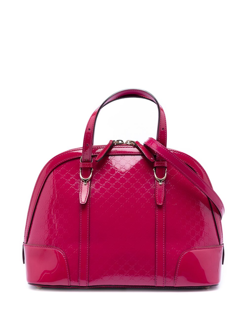 2016-2025 Small Microguccissima Patent Nice Dome satchel