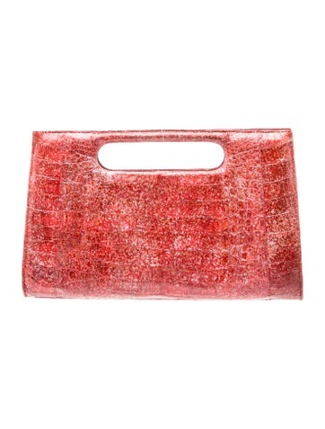 Crocodile Top Handle Bag