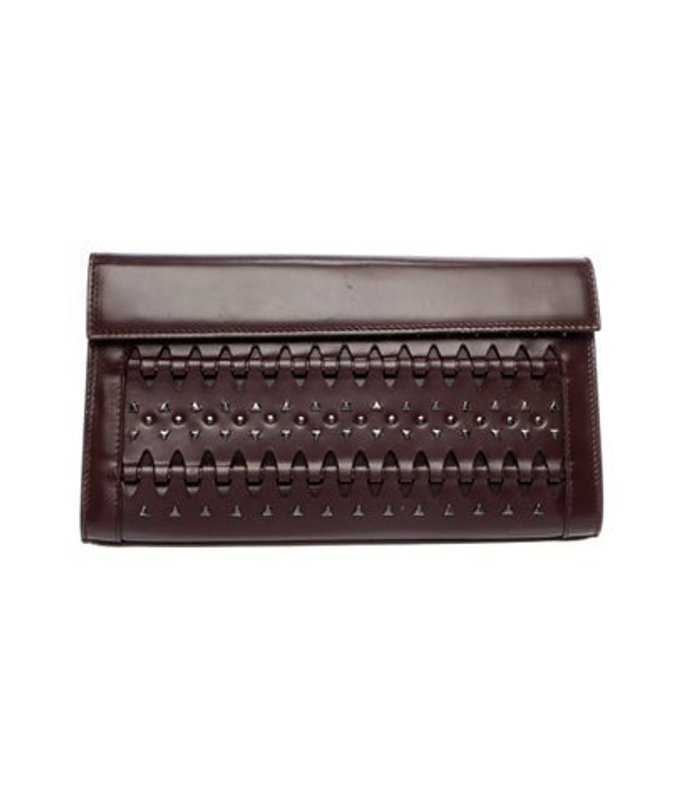 Alaia Leather Clutch
