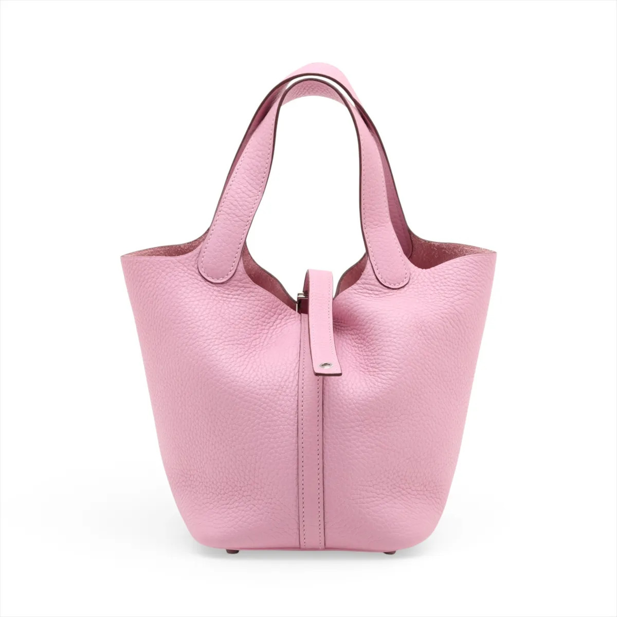 Hermès Picotin Lock 18 PM Taurillon Clemence Mauve sylvestre Silver Metal Fittin