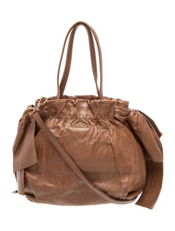 Nappa Antique Leather Top Handle Bag
