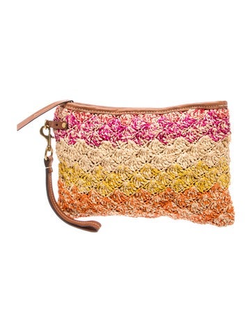Raffia Clutch
