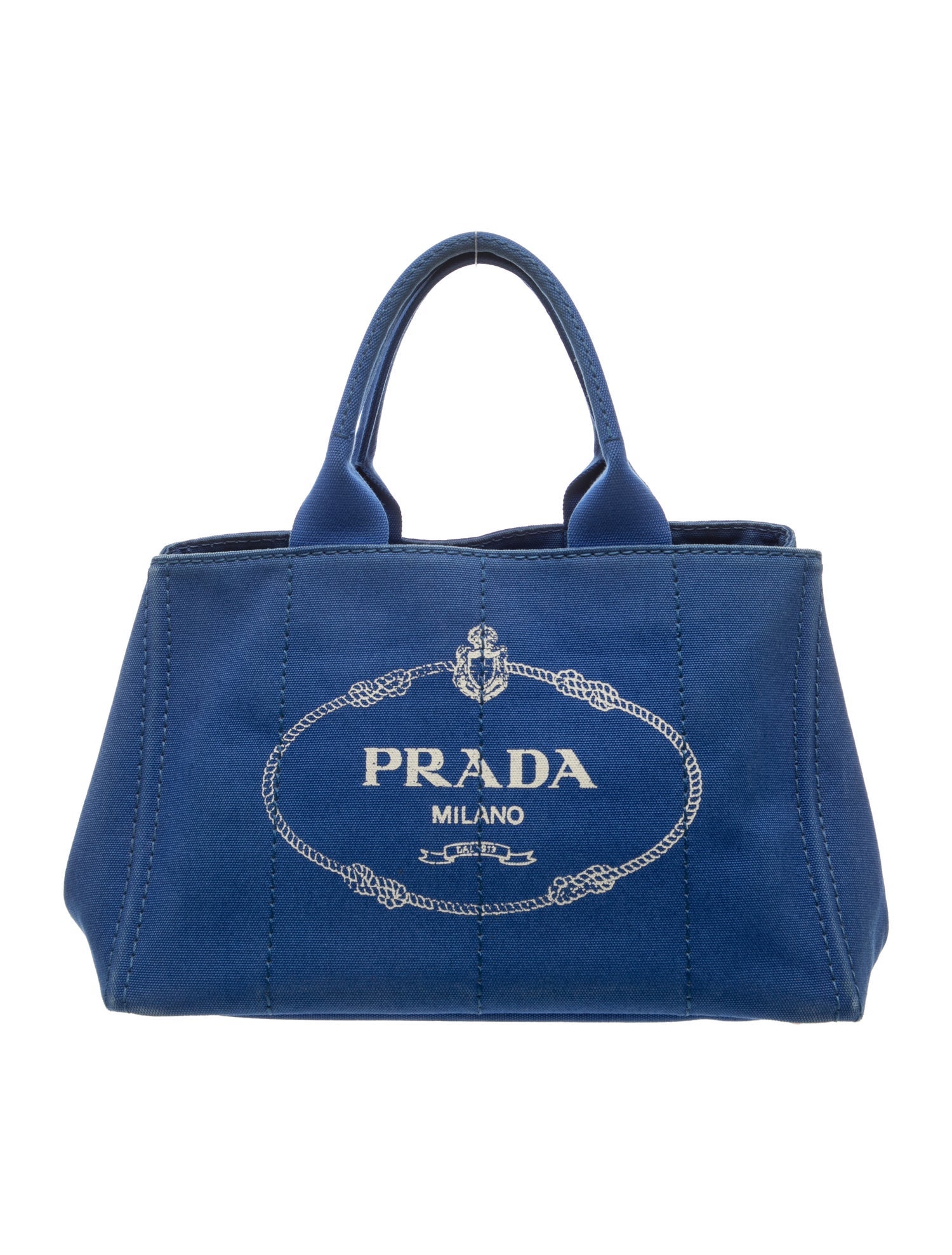 Enameled Metal Triangle Canapa Logo Tote