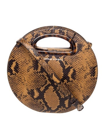 Embossed Leather Top Handle Bag w/ Tags