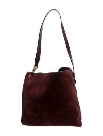 Suede Bucket Bag