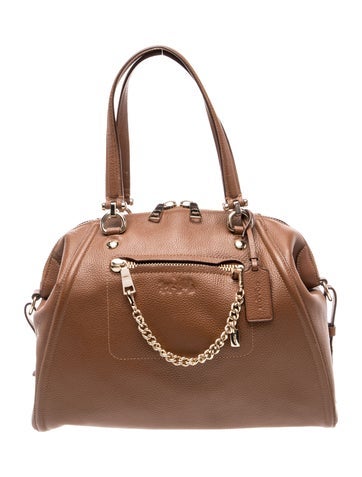 Leather Top Handle Bag