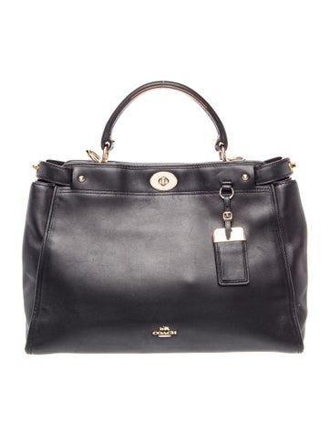 Leather Top Handle Bag