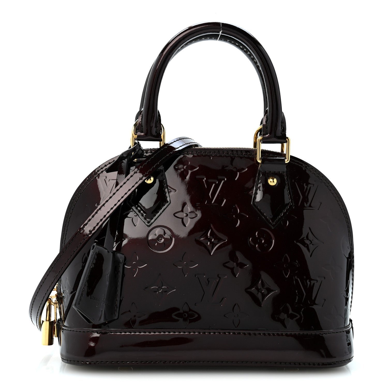 Louis Vuitton Vernis Alma BB Amarante