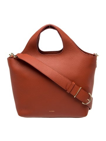 Leather Top Handle Bag