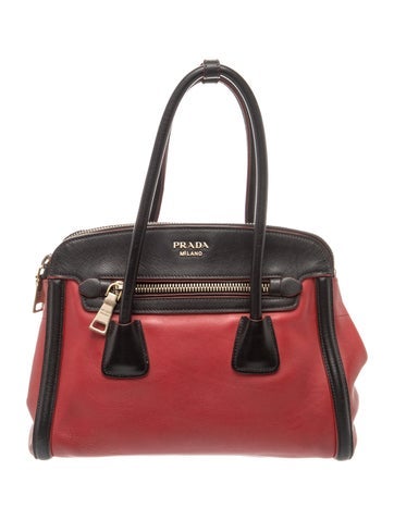 Saffiano Leather Top Handle Bag