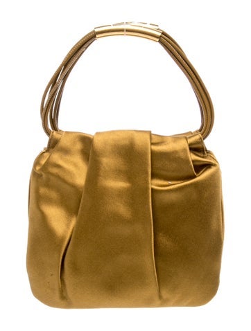 Satin Top Handle Bag