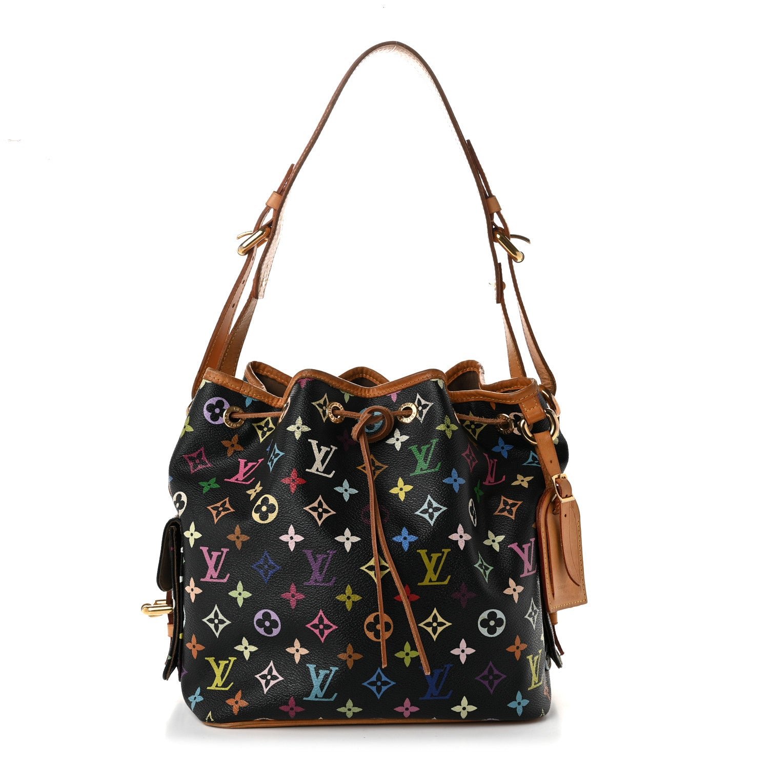 Louis Vuitton Louis Vuitton Monogram Multicolor Petit Noe Black