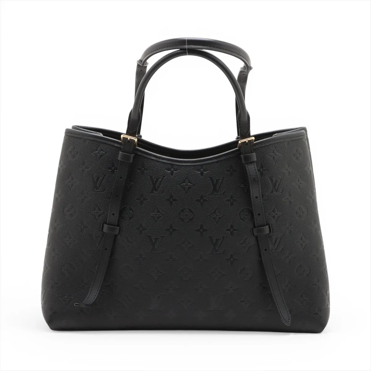 Louis Vuitton monogram empreinte Babylon Tote MM M47185 Black There was an RFID