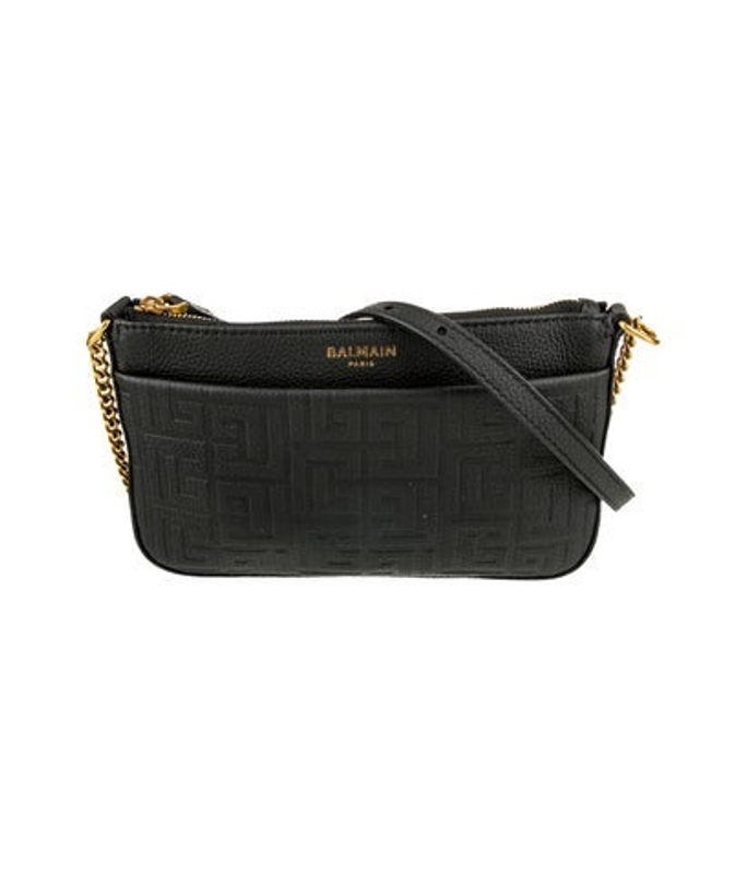 Balmain Leather Shoulder Bag