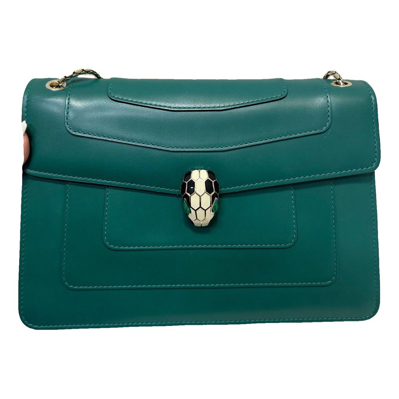 Serpenti leather handbag