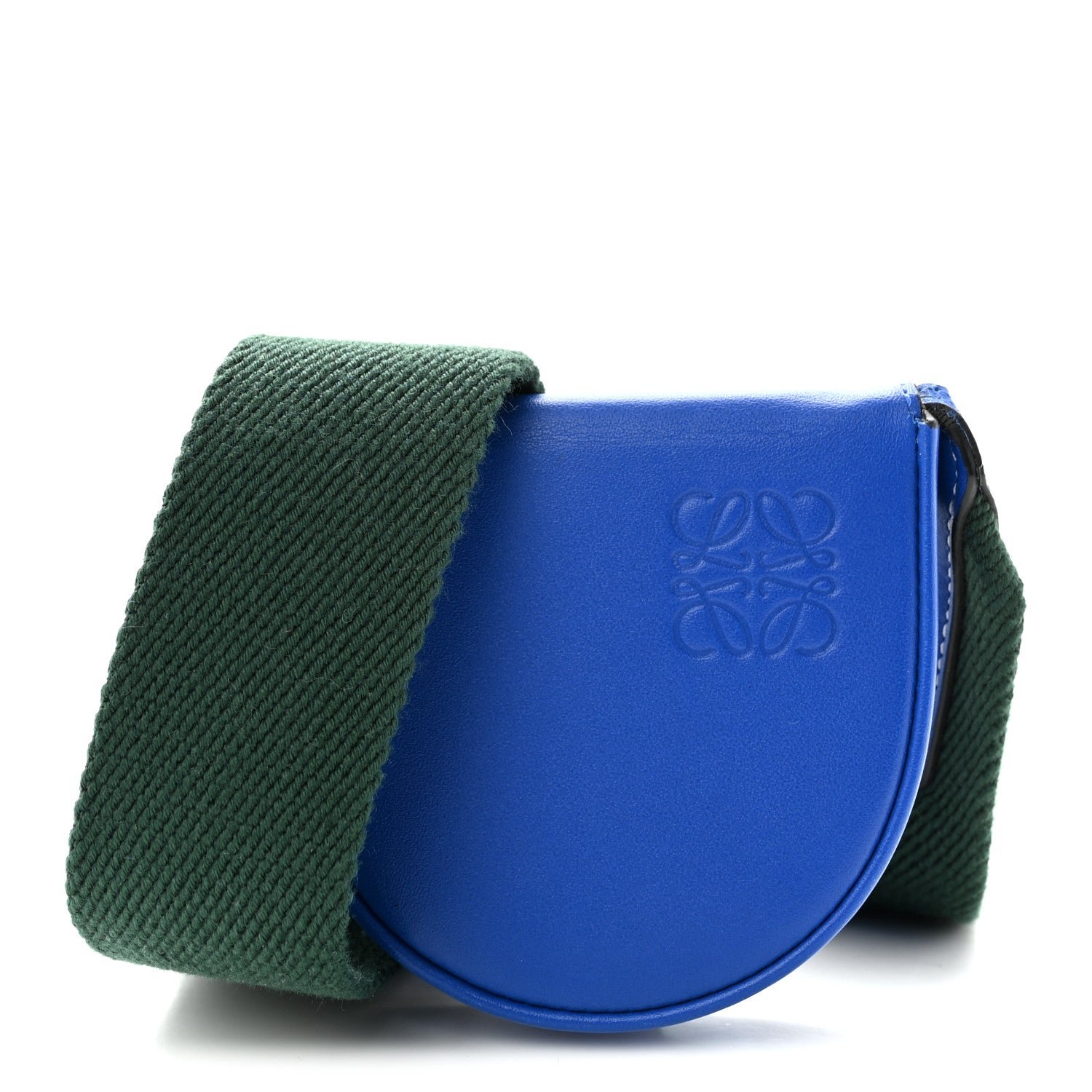 Loewe Smooth Calfskin Mini Heel Crossbody Bag  Electric Blue Green