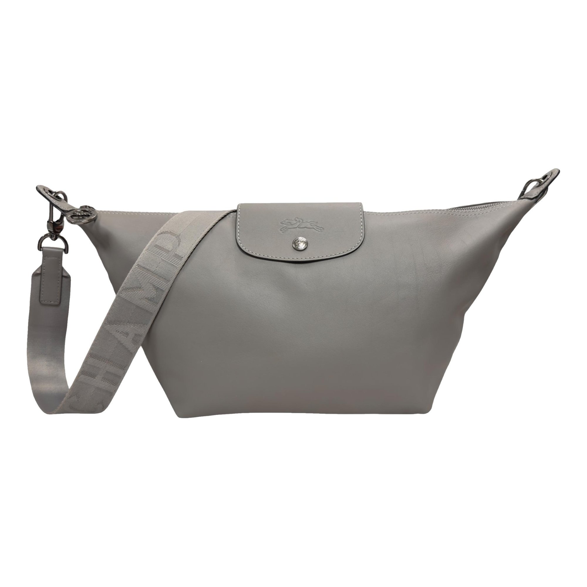 Pliage leather crossbody bag